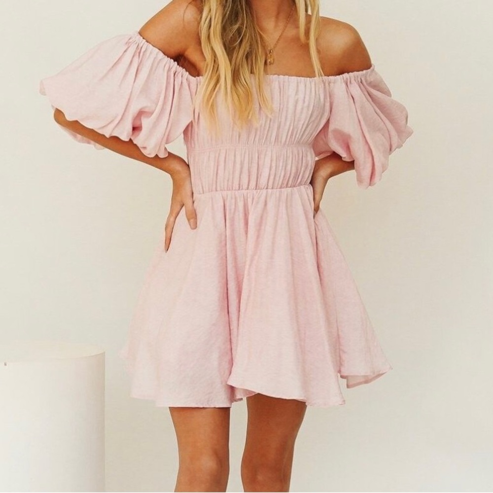 Verge Girl Pink Mini Dress